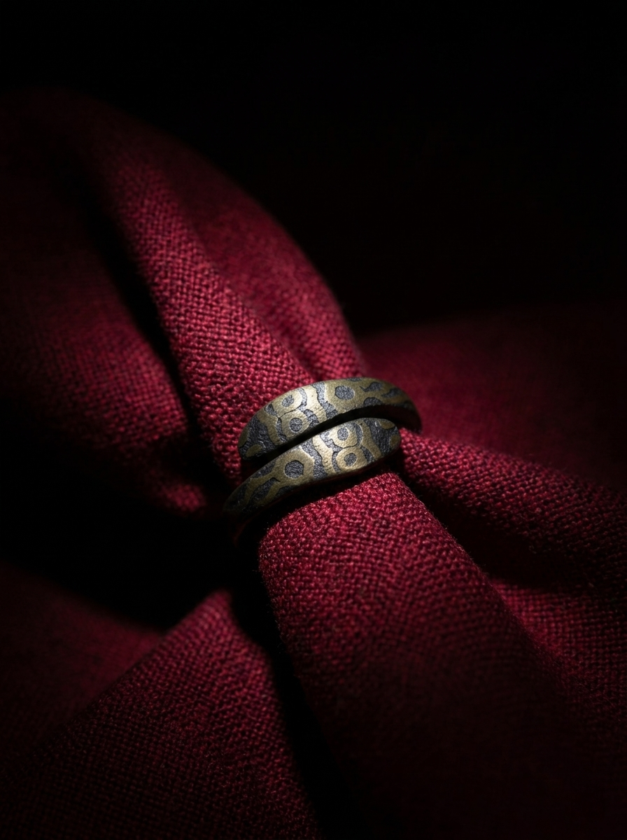 Vintage Tibetan Snake Thumb Ring - Adjustable