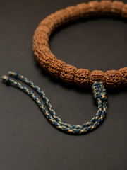 Tibetan Rudraksha 36-Bead Meditation Mala Bracelet