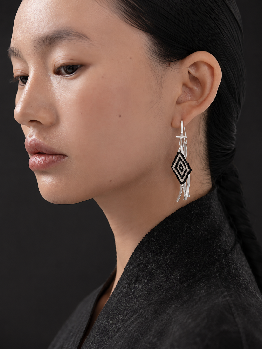 Tibetan Nomad Wuerduo Beaded Dangle Earrings