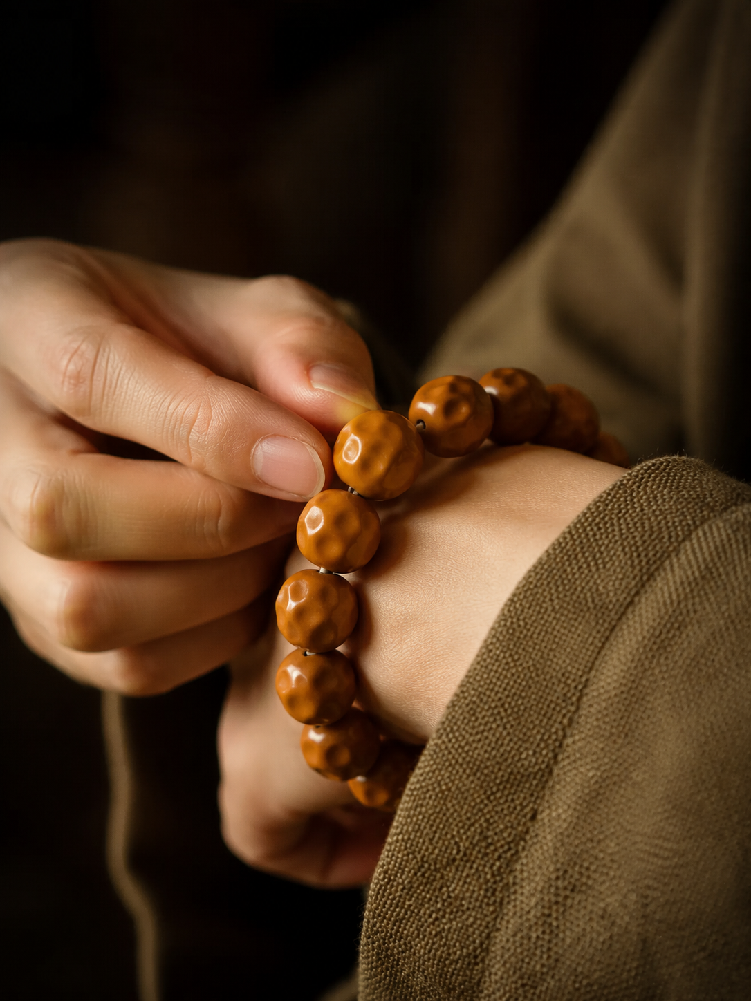 Tibetan Zen Faceless Buddha Meditation Bracelet