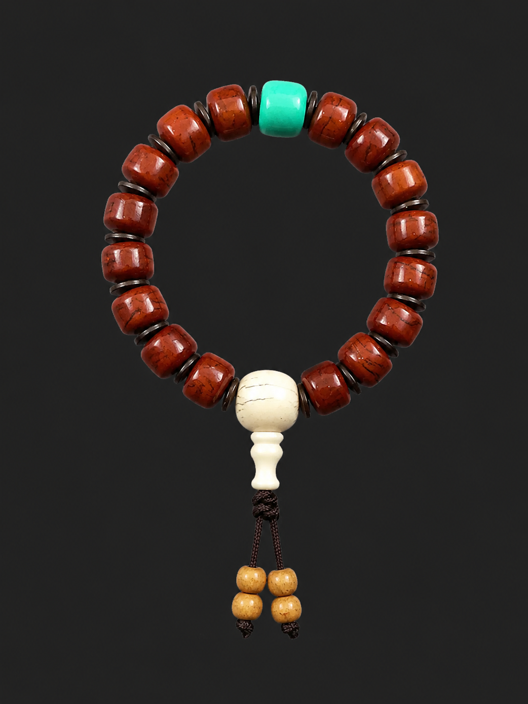 Authentic Tibetan Vintage Yak Bone Mala Bracelet
