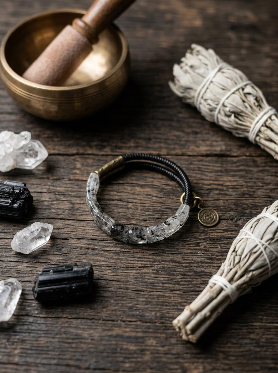 Tibetan Super Seven Crystal Double-Layer Bracelet
