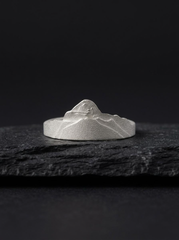 Mount Kailash 925 Silver Couple Ring | Authentic Tibetan Jewelry