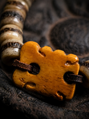 Authentic Tibetan Yak Bone Mala Bracelet