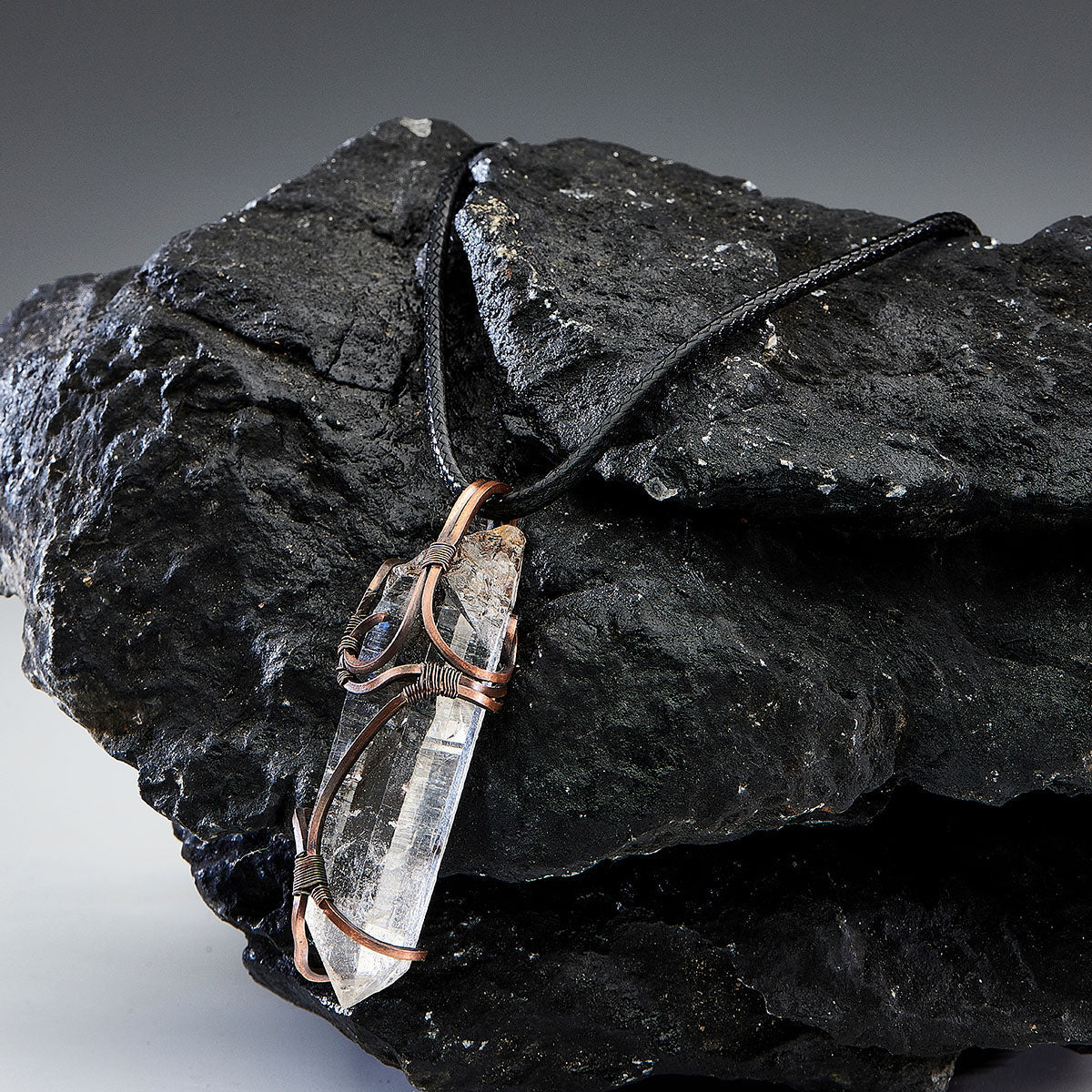 Purity Energy Clear Quartz Silver Necklace