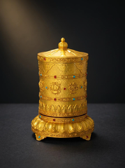 Electric Tibetan Prayer Wheel for Home & Desk