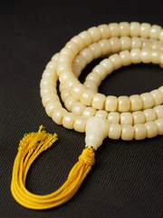 Tibetan Yak Bone 108 Mala Beads Bracelet & Necklace