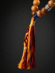Natural Bodhi Root Tibetan Meditation Mala Bracelet 15mm
