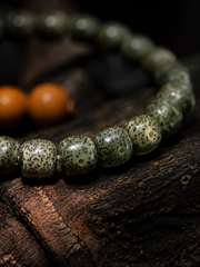 Tibetan Jade-Tone Xingyue Bodhi Seed Bracelet