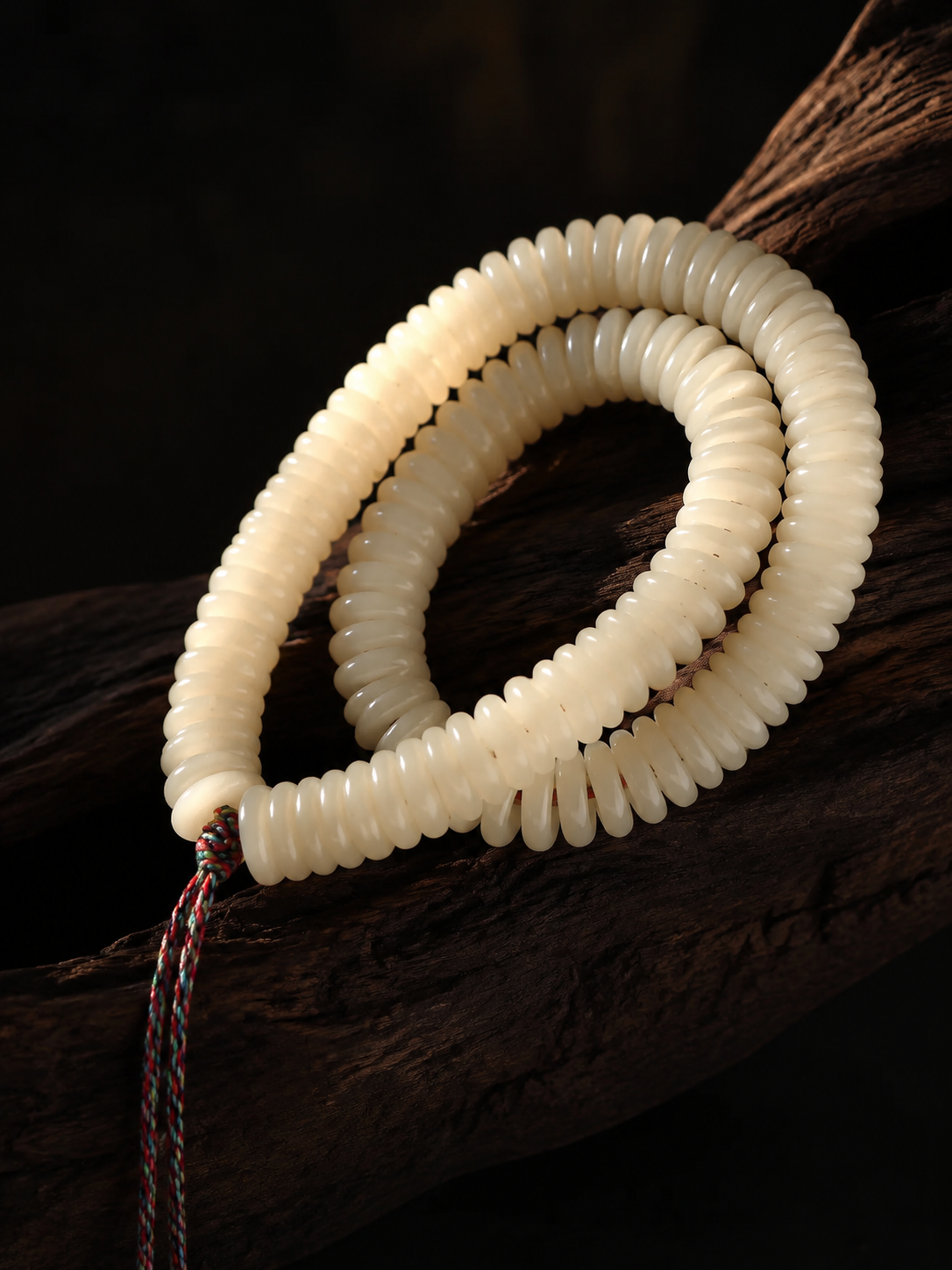 Authentic Tibetan Yak Bone 108 Mala Beads Bracelet
