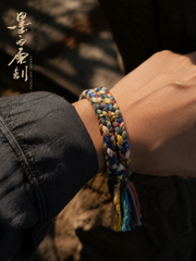 Handmade Tibetan Colorful Braided Lucky Rope Bracelet