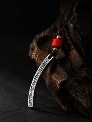 Tibetan Silver Om Mani Padme Hum Pendant Charm