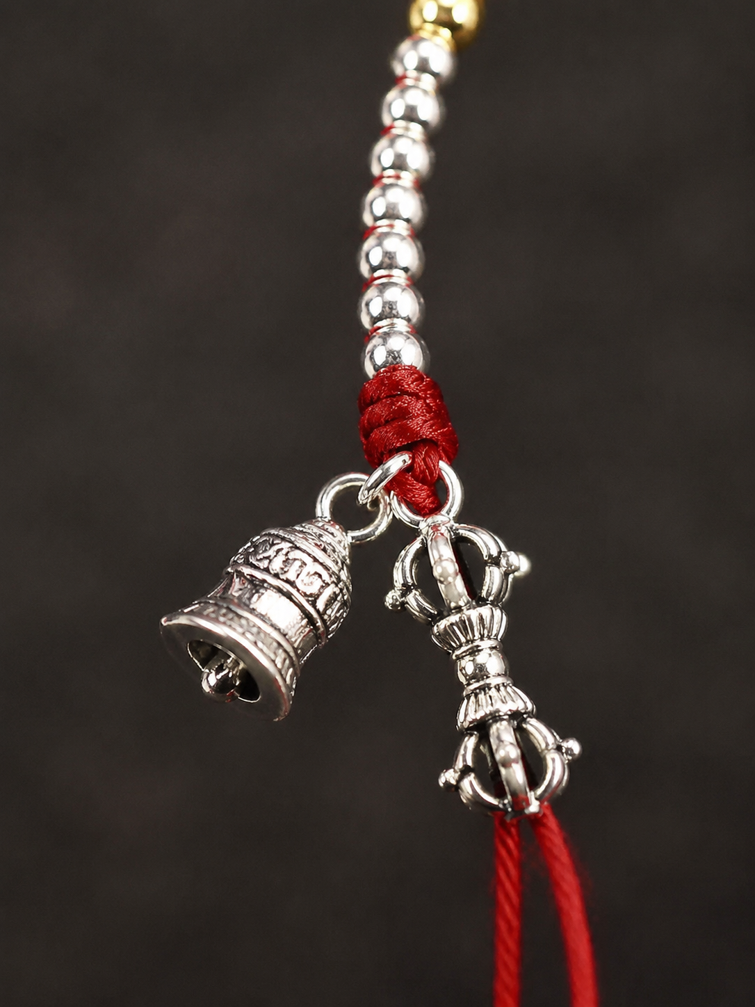 Premium Tibetan Cinnabar Mala Wrap Bracelet & Necklace