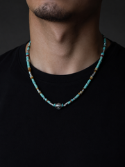 Minimalist Tibetan Handcrafted Beaded Necklace for Men
