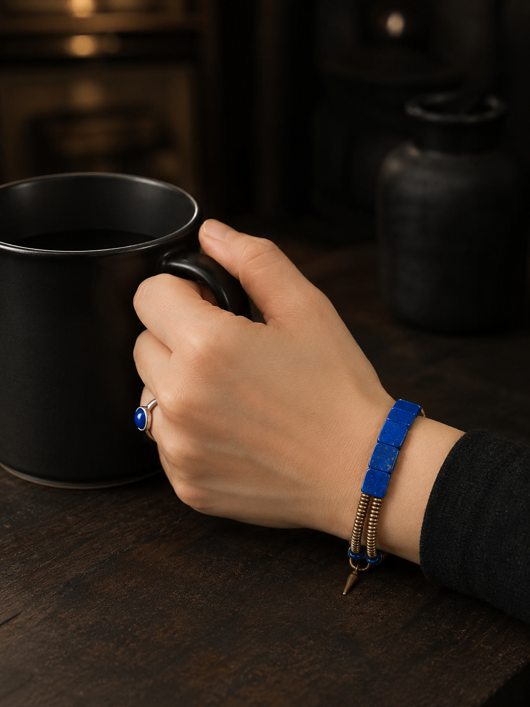 Vintage Tibetan Lapis Lazuli Healing Bracelet