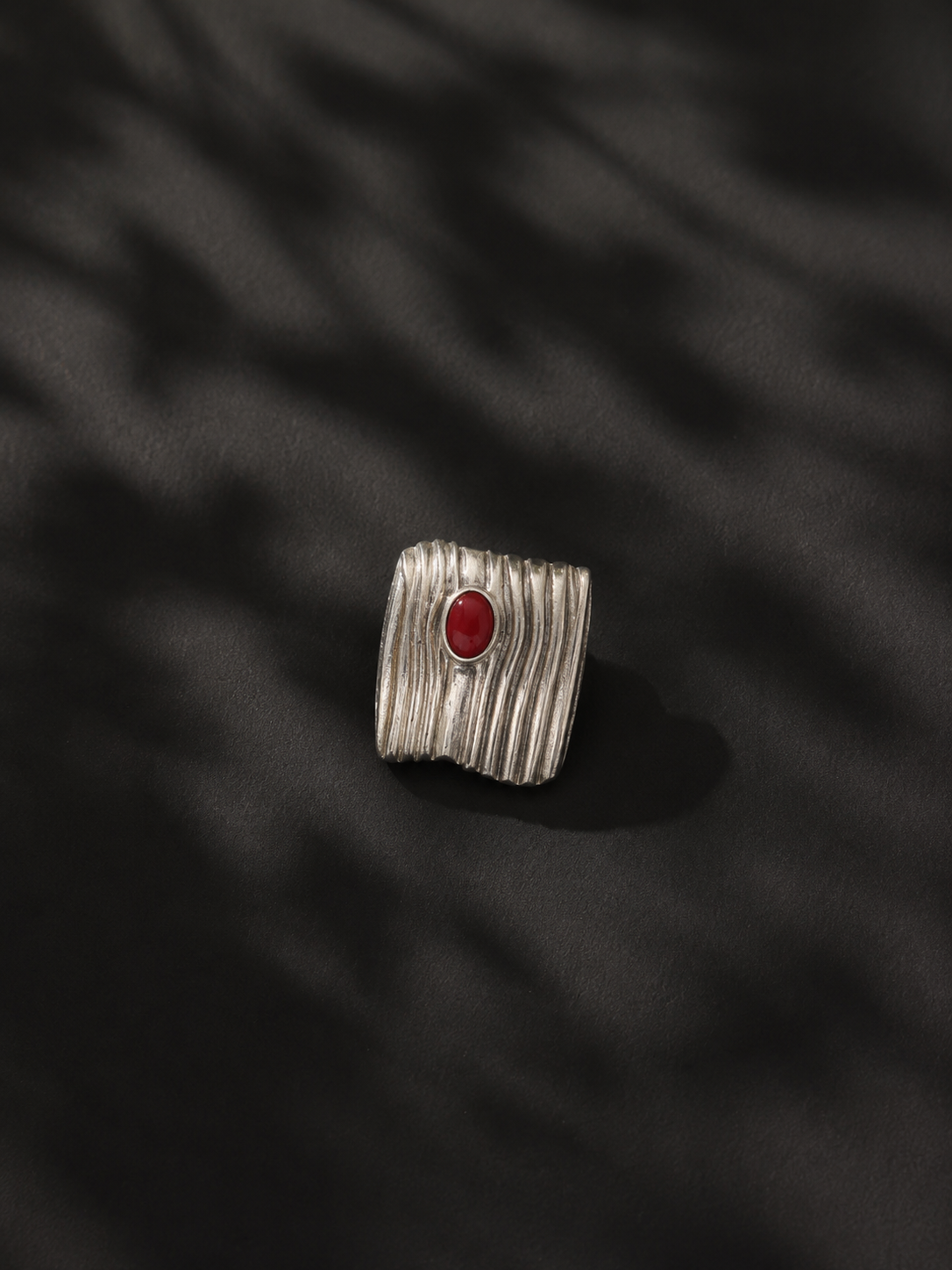 Tibetan Vintage Ripple Stone Stud Earrings