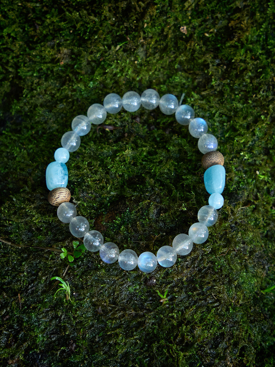 Serenity Moon Gemstone Bracelet