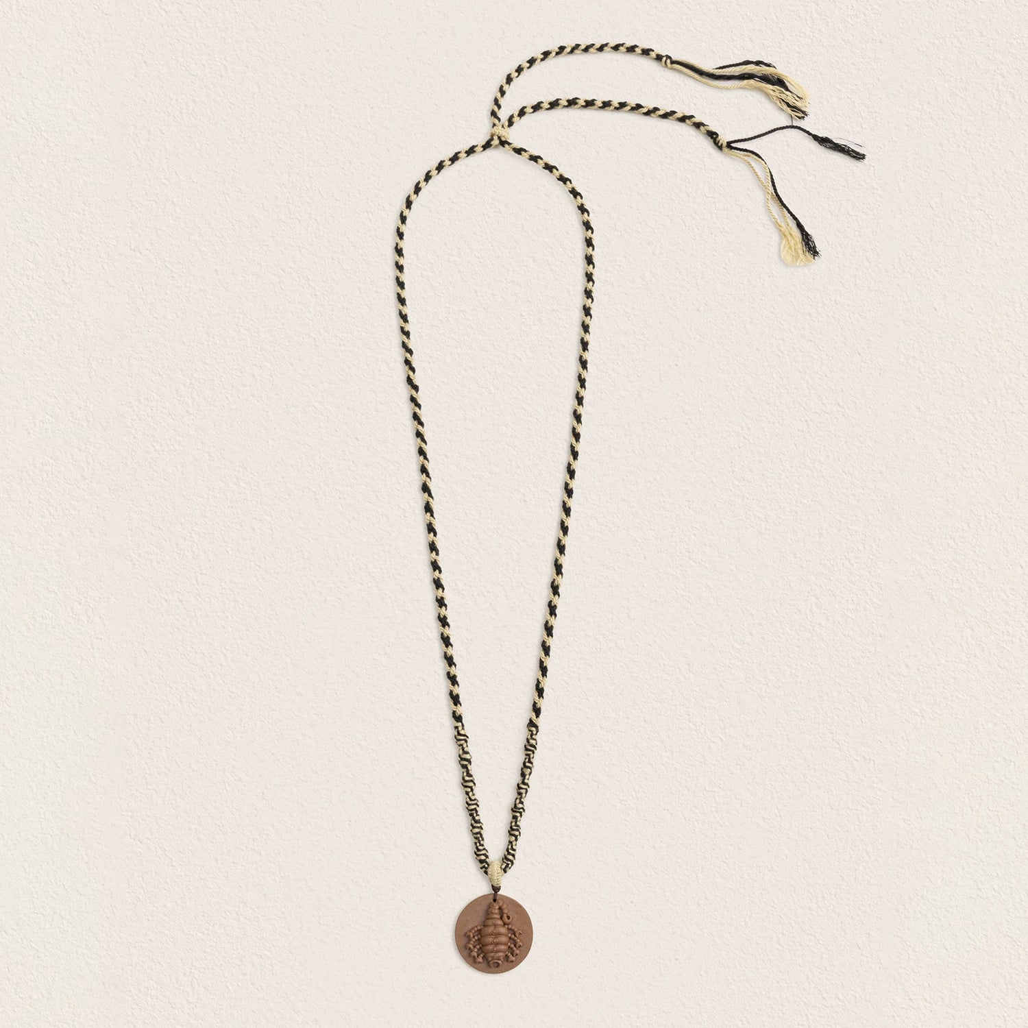 Handmade Tibetan Tsa Tsa Clay Amulet Necklace