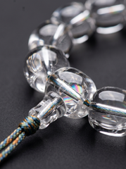 Tibetan Clear Quartz Meditation Mala Bracelet