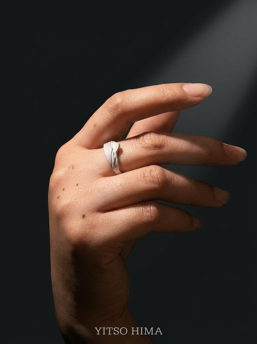 Mount Kailash 925 Silver Couple Ring | Authentic Tibetan Jewelry