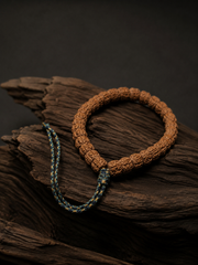 Tibetan Rudraksha 36-Bead Meditation Mala Bracelet