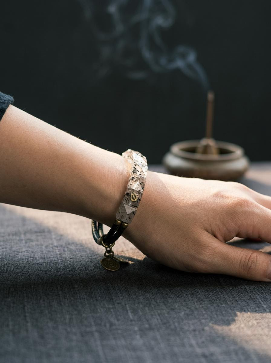 Tibetan Super Seven Crystal Double-Layer Bracelet