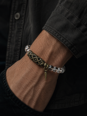 Tibetan Clear Quartz Minimalist Bracelet