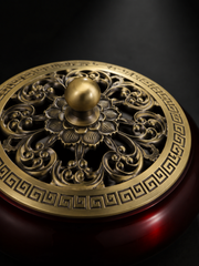 Tibetan Zen Brass Incense Burner for Meditation