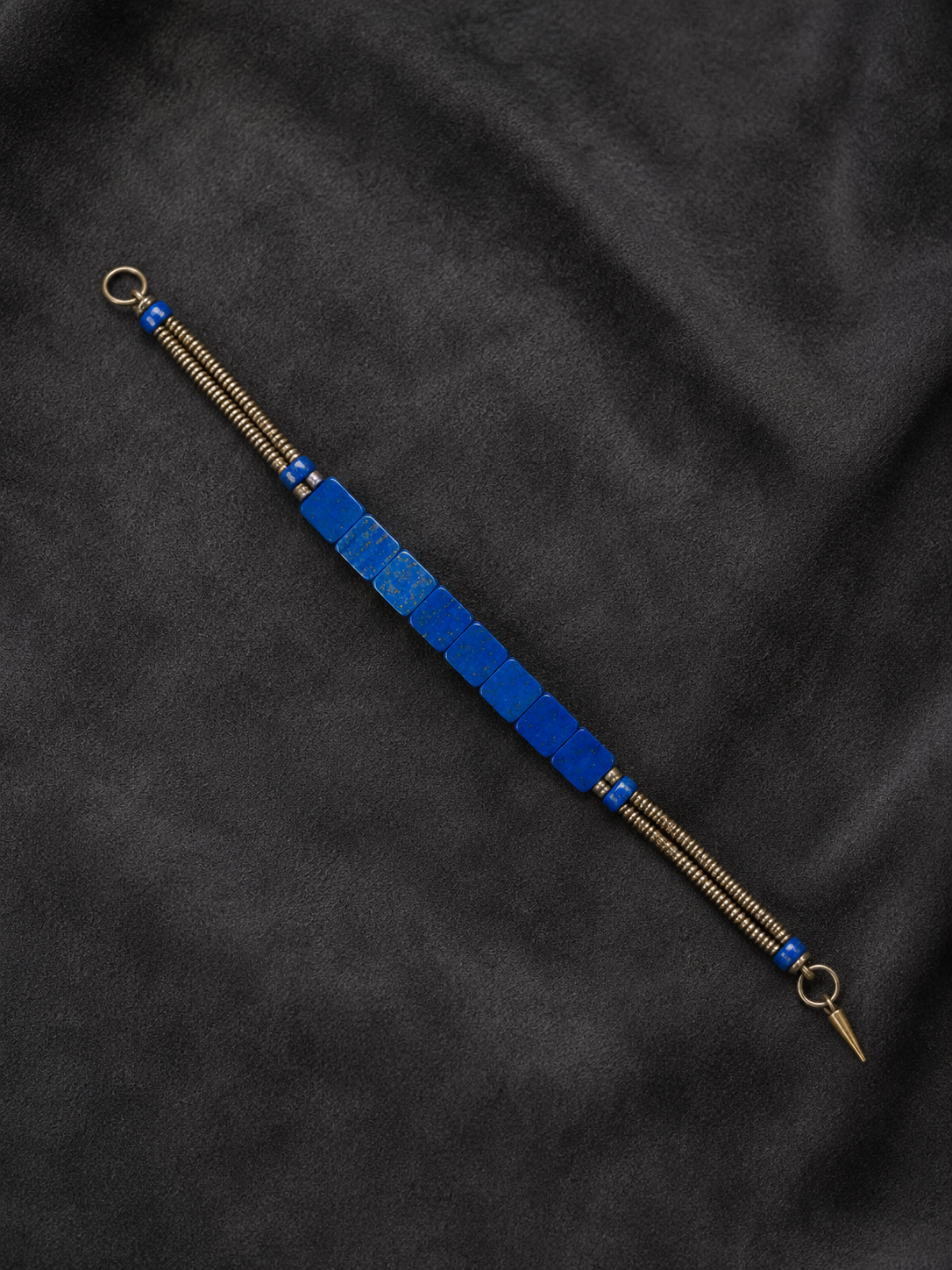 Vintage Tibetan Lapis Lazuli Healing Bracelet