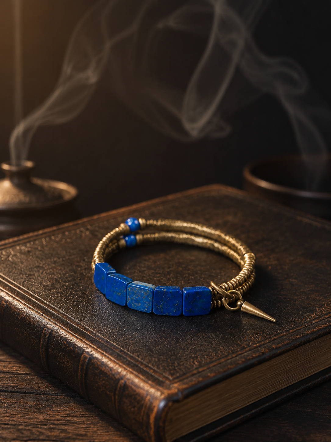 Vintage Tibetan Lapis Lazuli Healing Bracelet