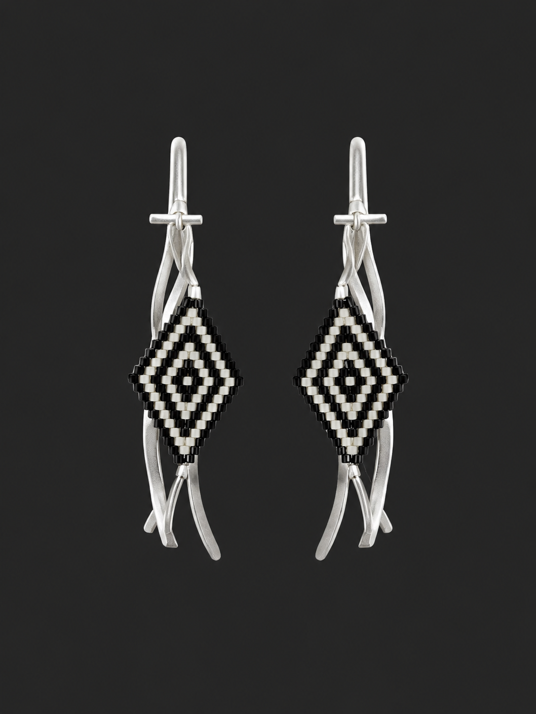 Tibetan Nomad Wuerduo Beaded Dangle Earrings