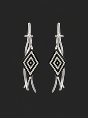 Tibetan Nomad Wuerduo Beaded Dangle Earrings