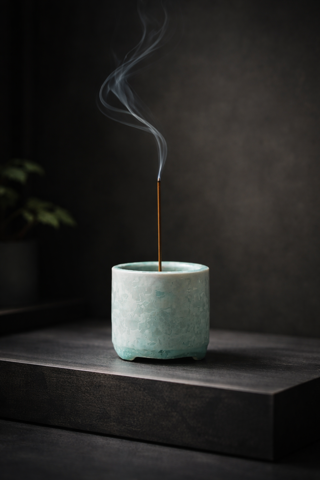 Crystalline Glaze Ceramic Incense Holder